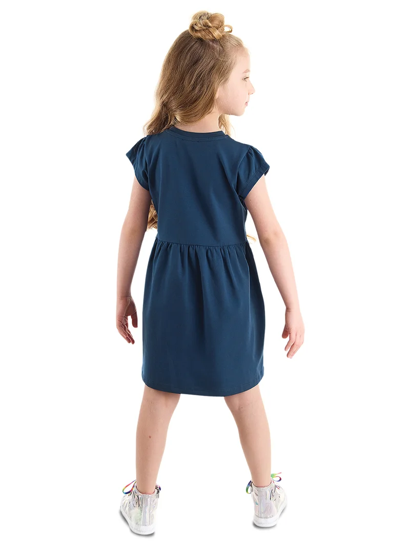 دينوكيدس فستان كوالا فضي للبنات